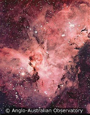 Imagen captada por el telescopio Anglo-Australiano