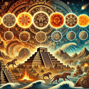 Mito de los 5 soles aztecas