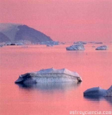 Sol de Medianoche en clima polar